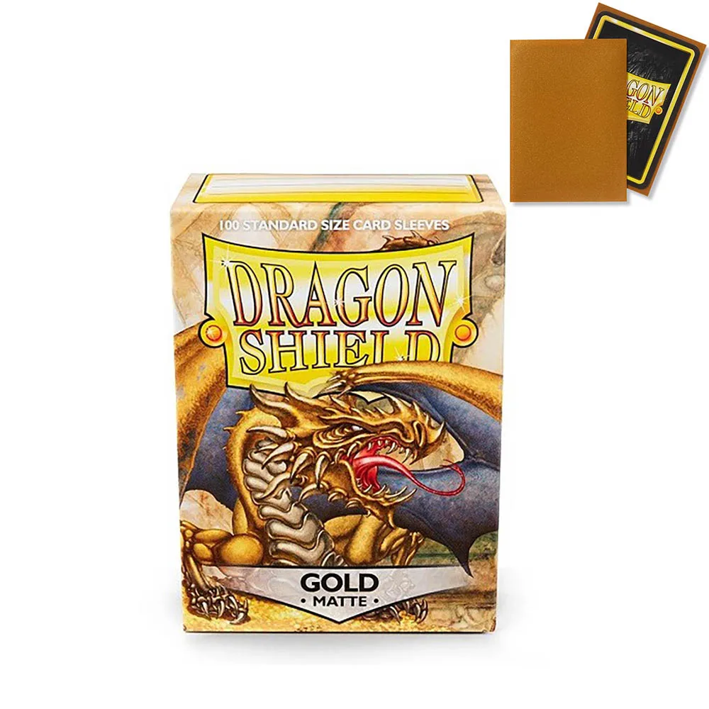 100 PCS/BOX Standard Size Dragon Shield Matte Card Sleeves 63x88mm Card Covers for MTG/PKM/YGO Board Game Cards Slevees