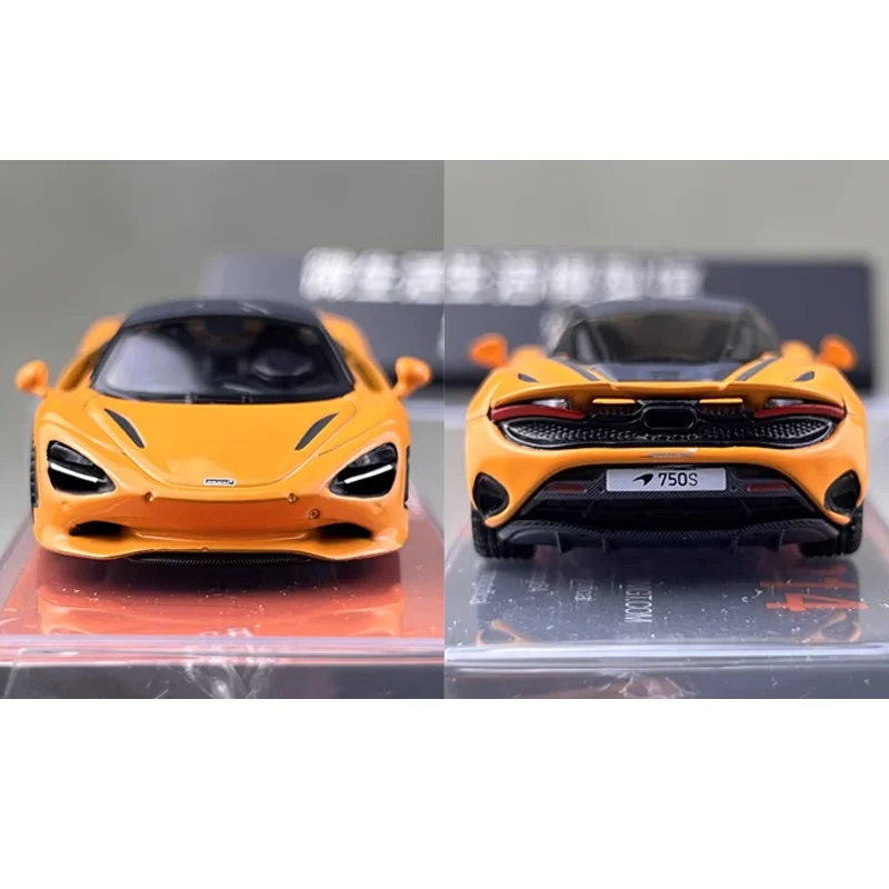 MINIGT-Jouet en alliage moulé sous pression, échelle 1/64 McLaren 750S, modèle en métal, cadeau