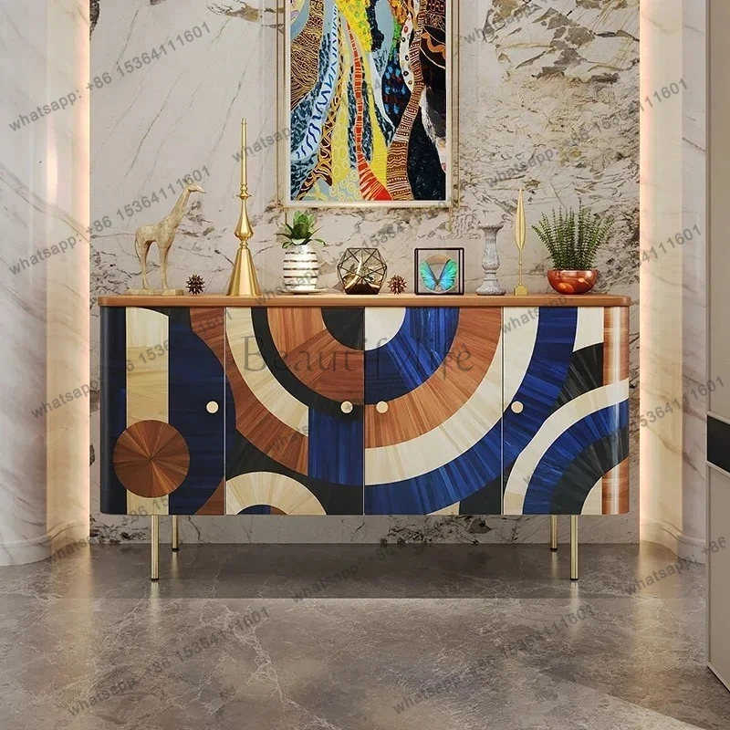 

Simple modern stainless steel special-shaped coffee table creative metal light luxury tree root coffee table