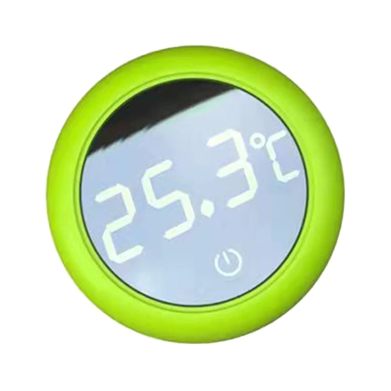 LED Digital Aquarium Thermometer, Fish Tank Thermometers, Touchscreen, Large Numbers, Terrarium Temperature, No