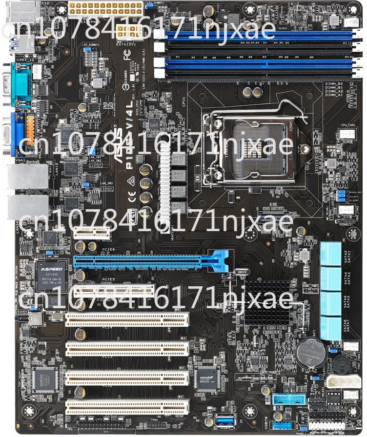 For ASUS P10S-V/4L C232 Chip 1151 Pin Supports 64G Memory DDR4 128GB 100% Tested