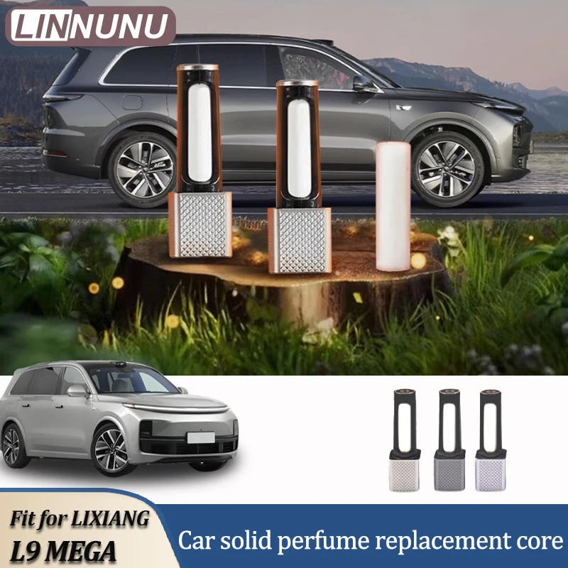 Linnunu Fit for Lixiang L9 Mega Car Exterior Protective Parts Car Aromatherapy Replacement Core Air Purification Long-Lasting Fragrance Original Ceramic Stick Fragrance System Refill Perfume Solid Strip