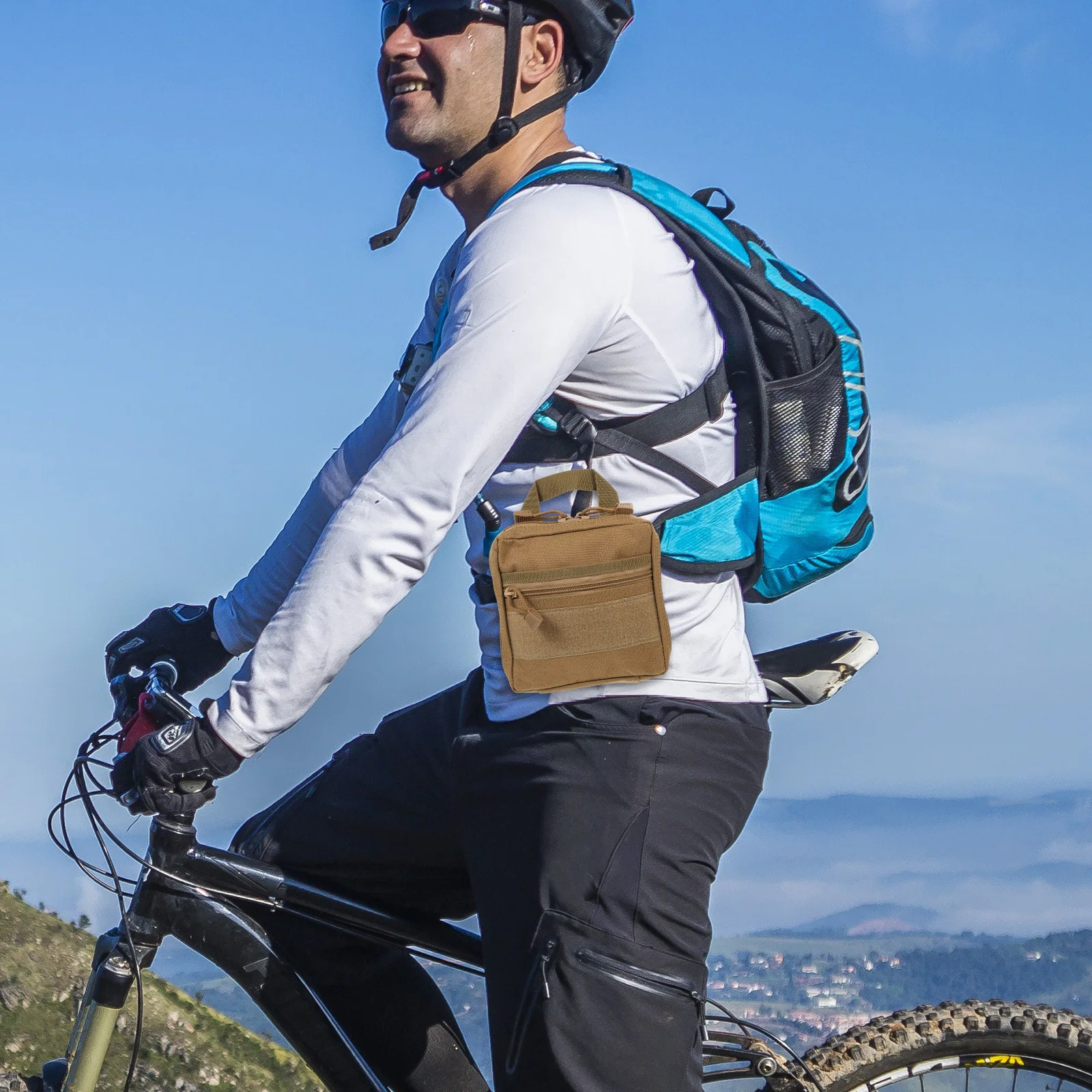 Multi-Purpose Tool Pouch Durable Oxford Cloth Outdoor Utility Storage Organizer Travel Zipper Pocket Bag Tool Pouch