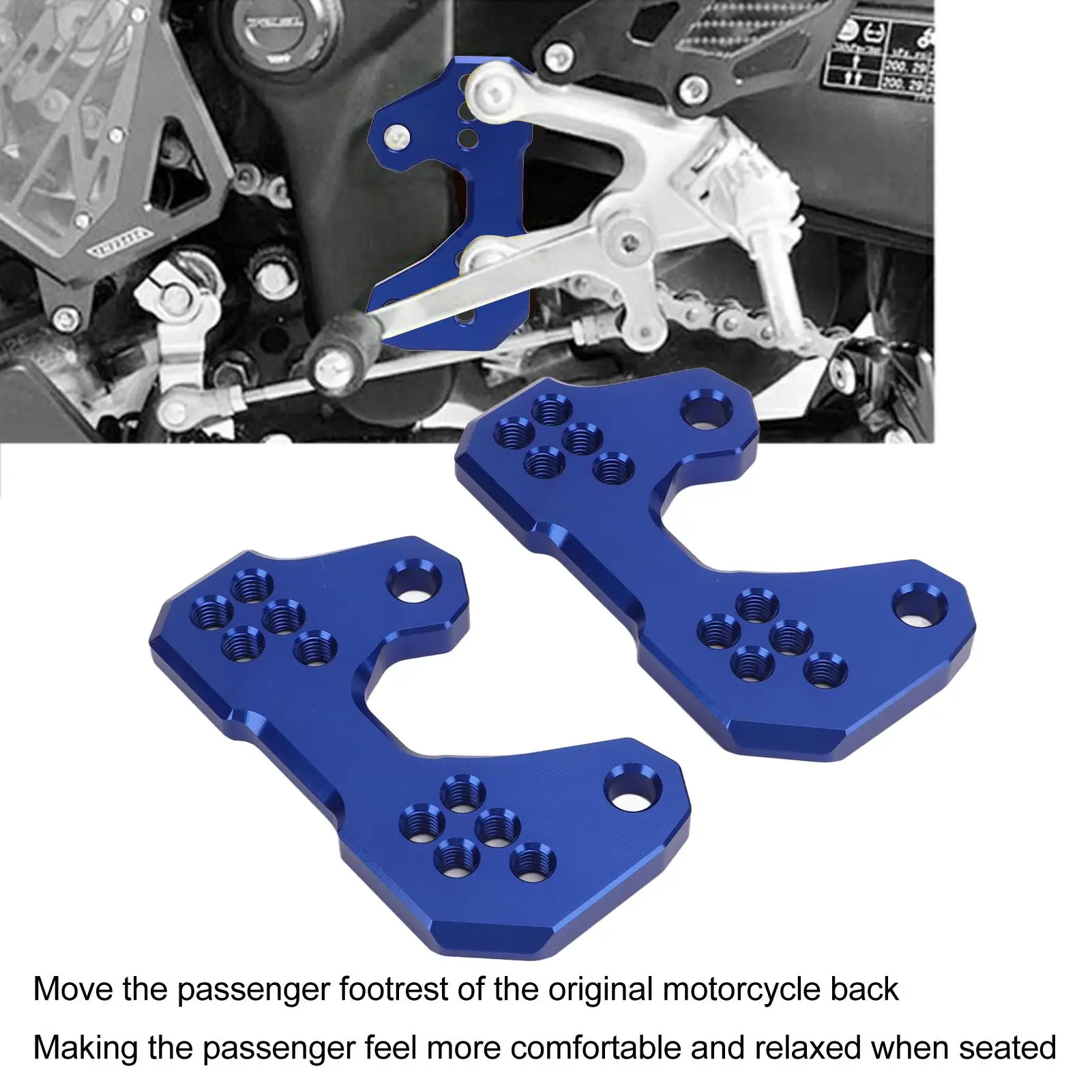 voor yzf R3 R25 Motor Passagier Voetsteun Beugel Vervanging - Duurzame Back Shift Voetpedaal Ondersteuning