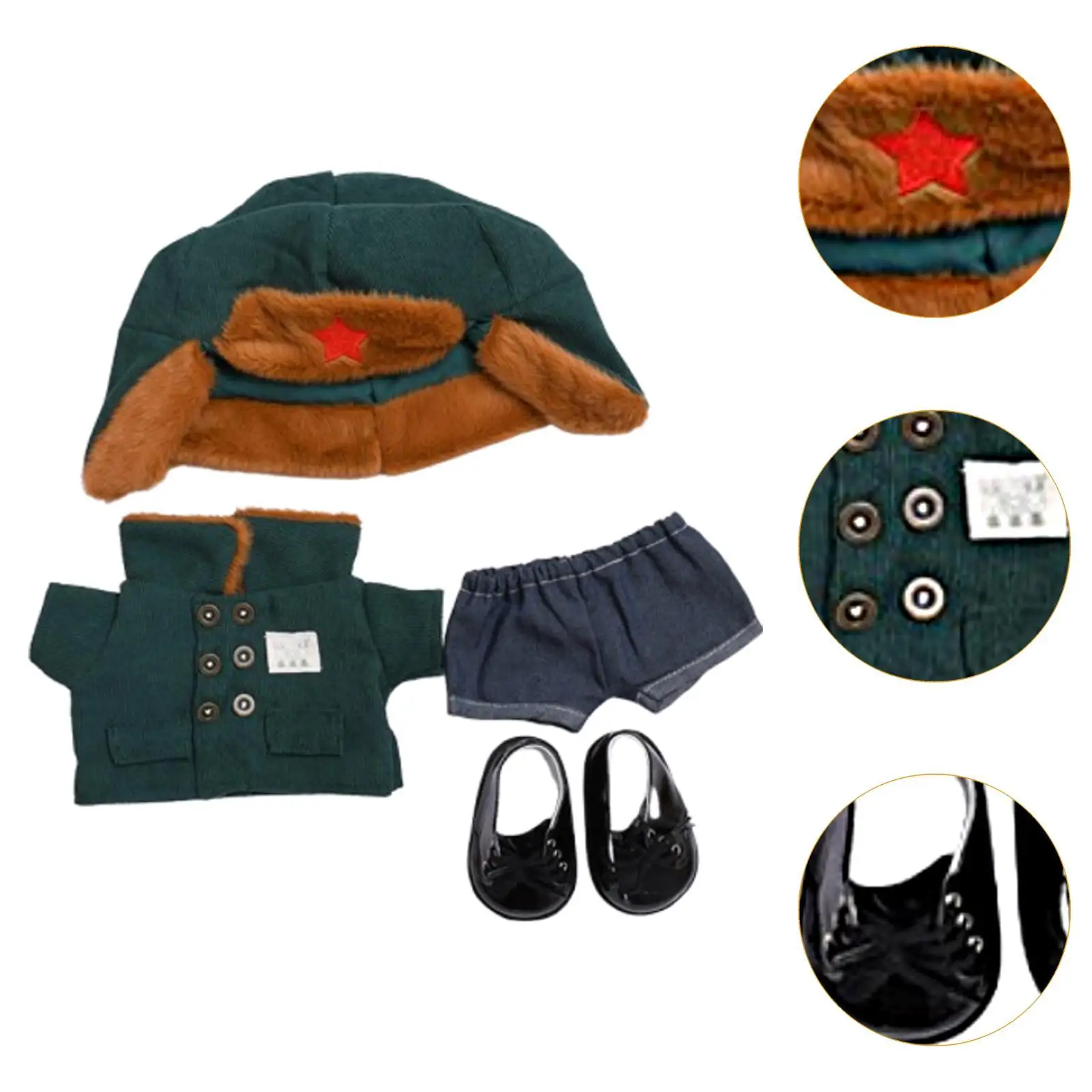 Fashion Doll Clothes Comfort Gifts Stylish DIY Supplies Accessories 38cm Doll Coat Outfit Doll Costume for 38cm Dolls Girl Dolls