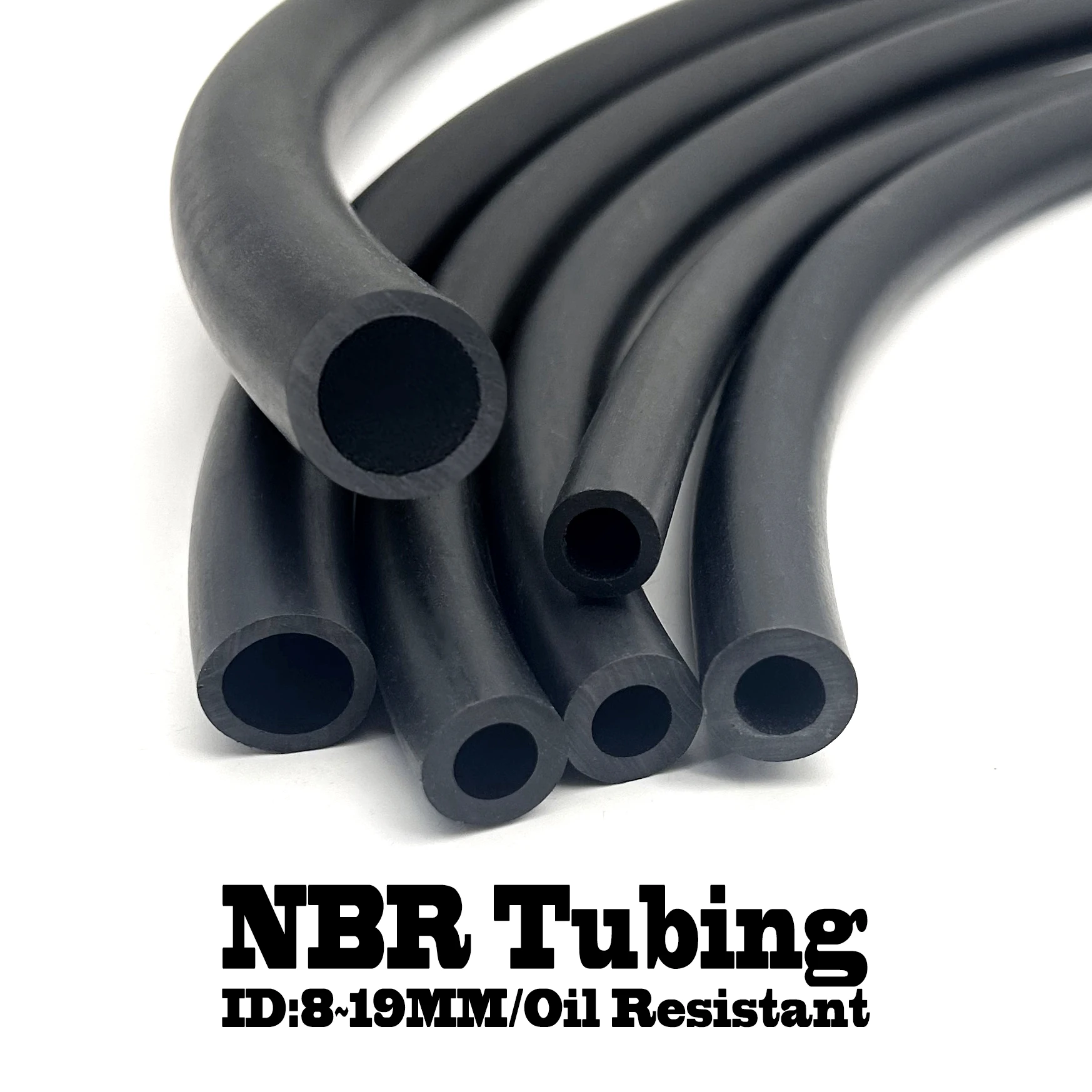 

Inner Diameter 8 10 13 16 19 mm Low Pressure Oil Resistant Hose NBR Nitrile Rubber Tube Diesel Resistant Tubing Fuel line pipe