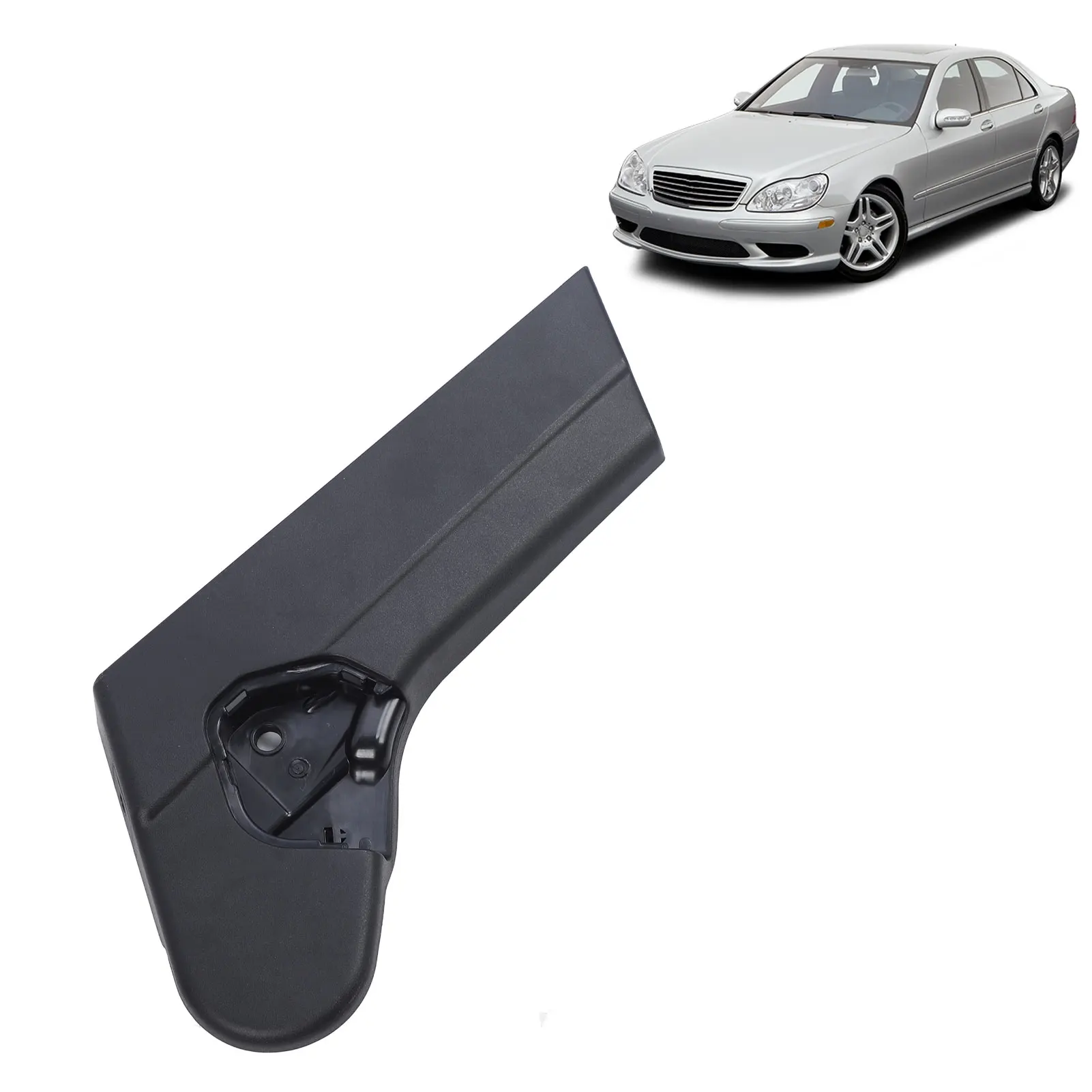 Driver Seat Left Side Trim Cover Black 2209102918 for Benz S-Class W220 S500 S430 2000-2002 OEM Replacement Seat Protection Prev