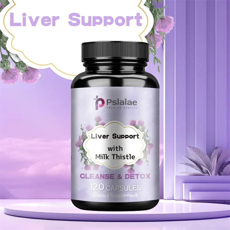 Liver Cleanse Detox & Repair Formula - Herbal Liver Support Supplement with Milk Thistle, Dandelion Root, Turmeric