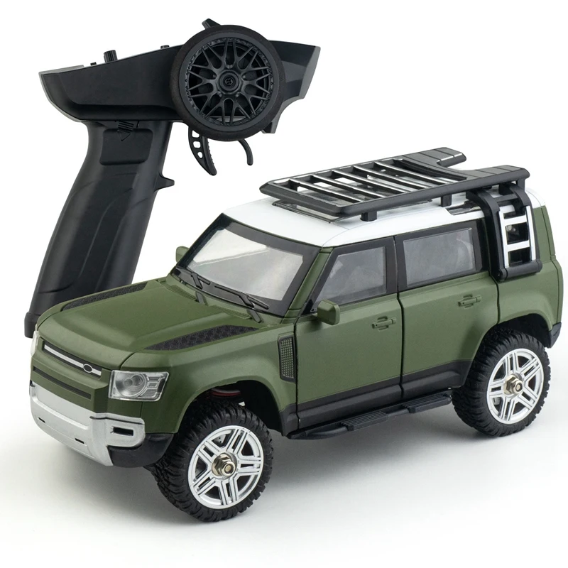 Jouet de camion tout-terrain télécommandé en plastique avec lumière LED, voiture RC, véhicule tout-terrain, 2.4 mesurz, 1:24, SG2402