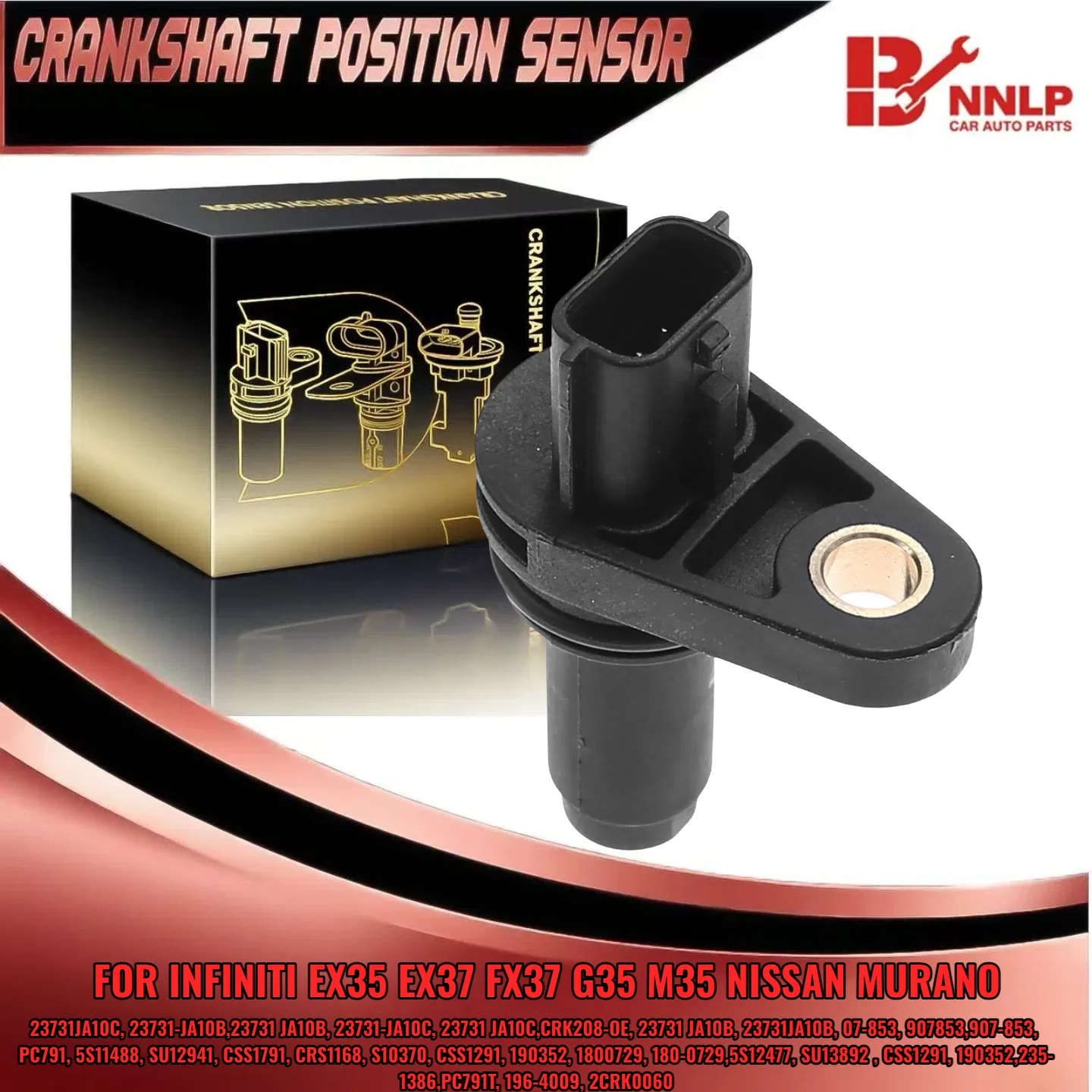 

Crankshaft Position Sensor for Nissan Quest Altima Maxima Infiniti 23731 JA10C CRK208-OE 07-853 907853
