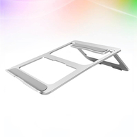 Laptop Stand Ventilated Ergonomic Portable Aluminum Cooling Foldable For Desk Home Office Travel Lightweight Non Slip Gaming