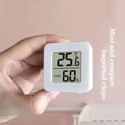 Mini Digital Thermometer Hygrometer LCD High Accuracy Thermo-Hygrometer Household Baby Room Temperature Humidity Meter