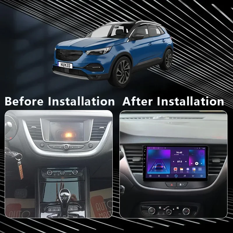 MAMSM Car Radio For Opel GrandLand X 2017-2023 Astra K 2015-2021 Android 13 Multimedia Video Player GPS Carplay Auto Head Unit