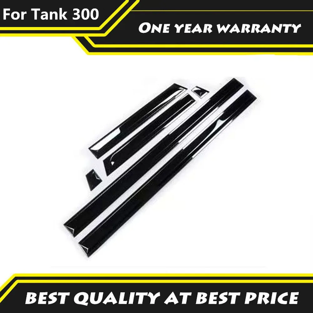 

Fit For Tank 300 2023 2024 Modified car body decorative strip door bright strip anti scratch anti-collision strip decoration ﻿