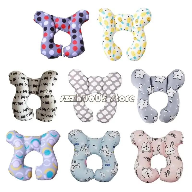 وسادة دعم رقبة الطفل مناسبة للسفر من M3GE، تصميم قابل للغسل من أجل نوم طويل أثناء الركوب #1