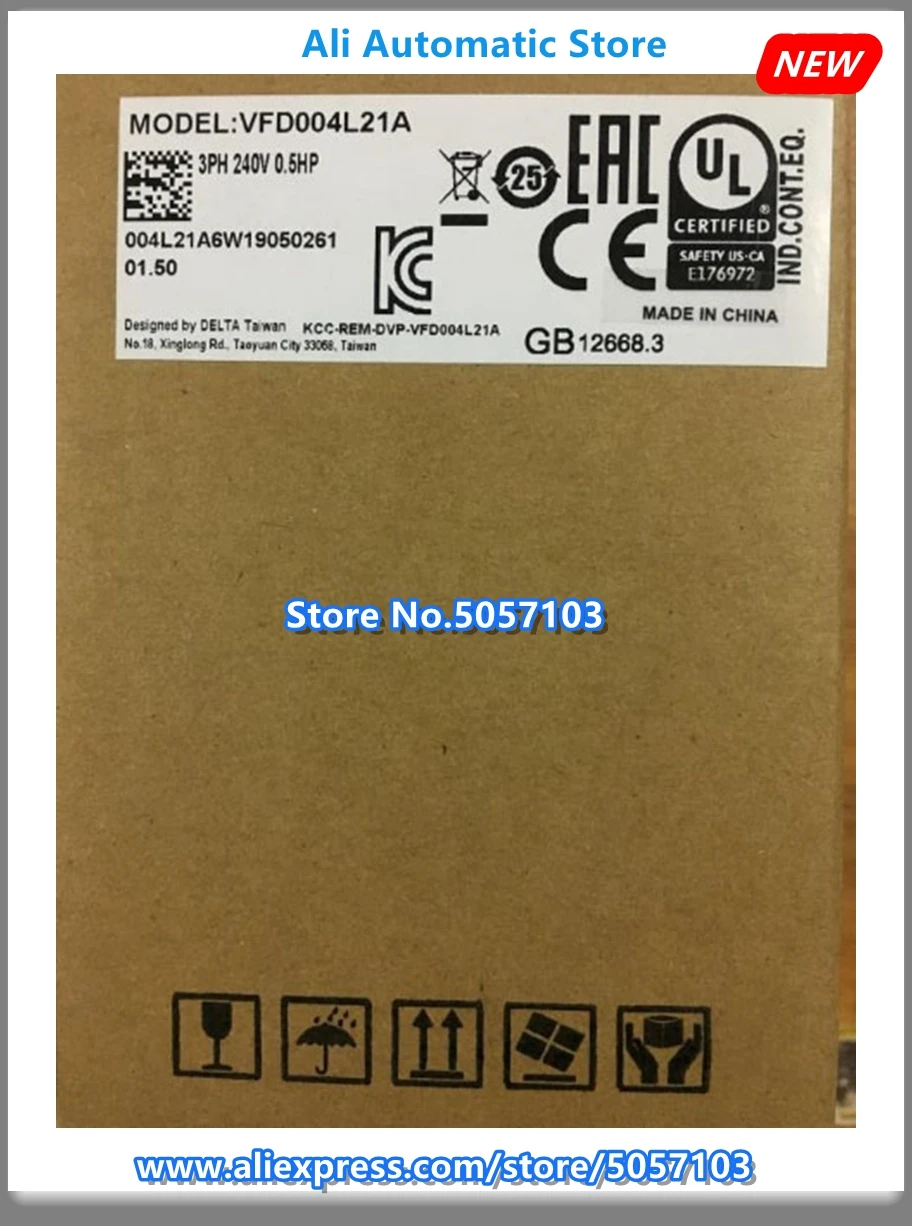 VFD004L21A 0.4KW 400W Inverter New