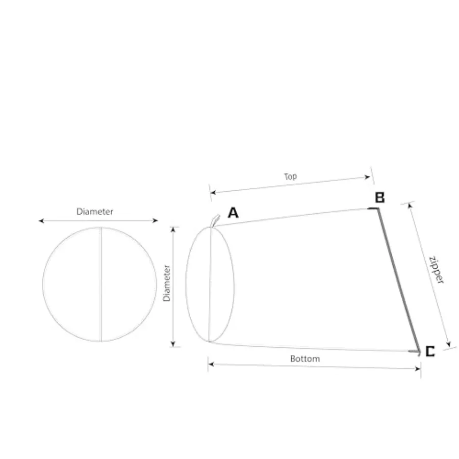 حقيبة جيب مقاومة للماء 600D شديدة التحمل مع حماية من الأشعة فوق البنفسجية لتخزين سماعة الرأس المراكب الشراعية تصميم مقاوم للطقس مقاس كبير 29 بوصة