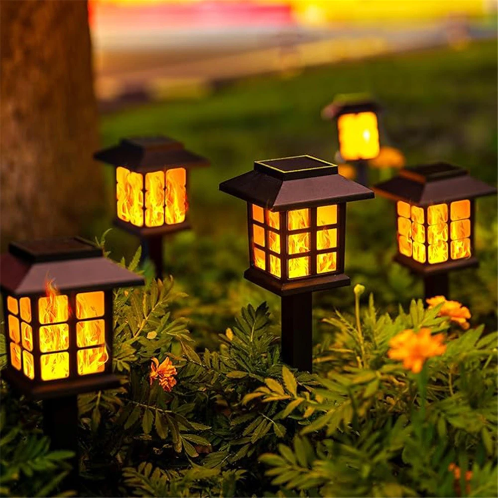 

Solar Flame Torch Light Outdoor Waterproof LED Flickering Dancing Flame Garden Landscape Lighting for Yard Patio Pathway