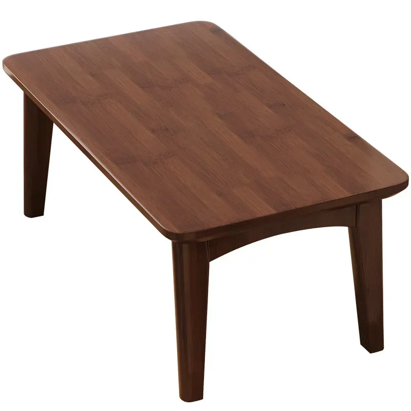 Bay window folding table, home Chinese-style coffee table, tatami, window sill, balcony, Nanzhu tea ceremony table, low table, b