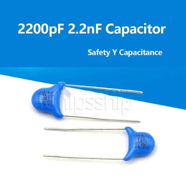 Safety Y Capacitor 250V 222M 2200pF 2.2nF Capacitor (20 PCS)