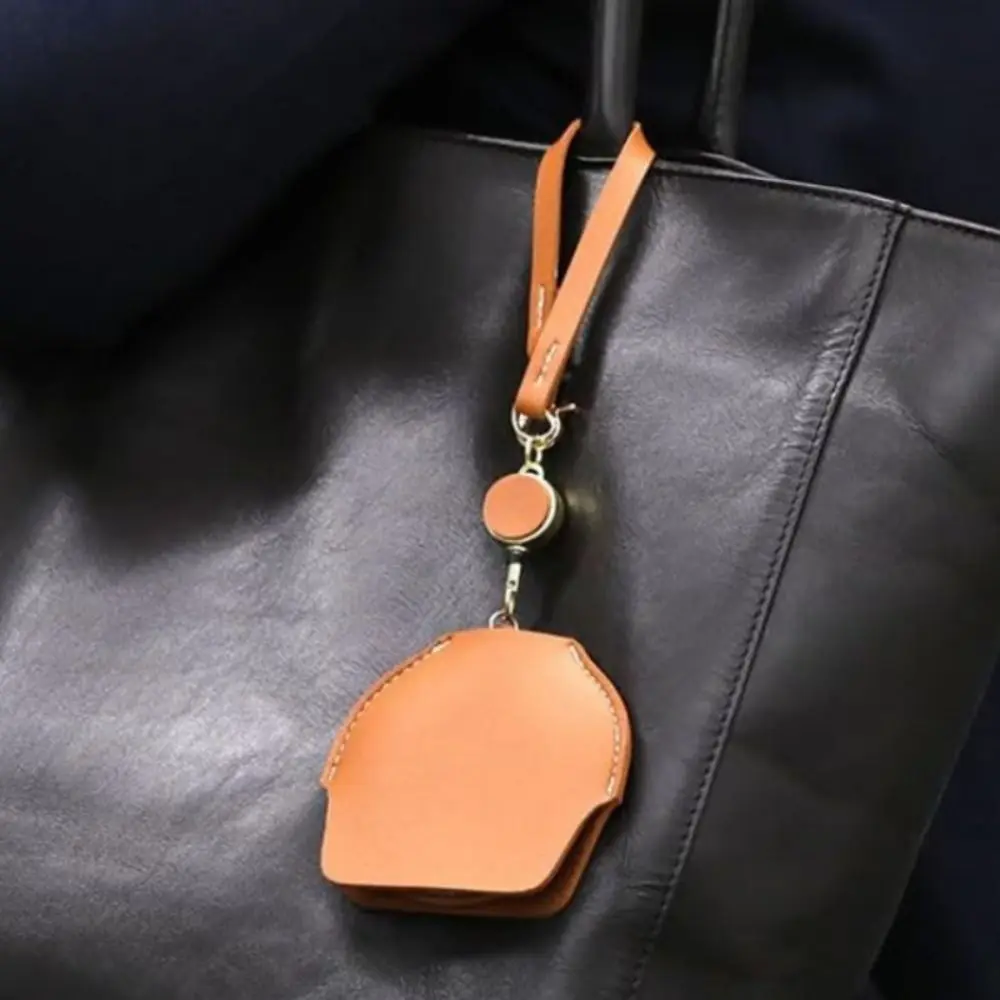 حافظة جلدية عدسة مكبرة جلدية قابلة للتمديد قراءة ريترو عدسة مكبرة عصرية سهلة السحب #3