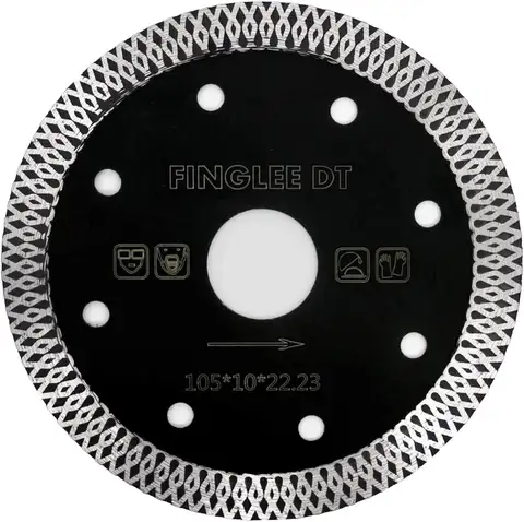 도자기 타일 세라믹용 초박형 다이아몬드 톱날 1개, 다이아몬드 절단날, 7/8인치 4/5인치 5/8인치 아버 포함