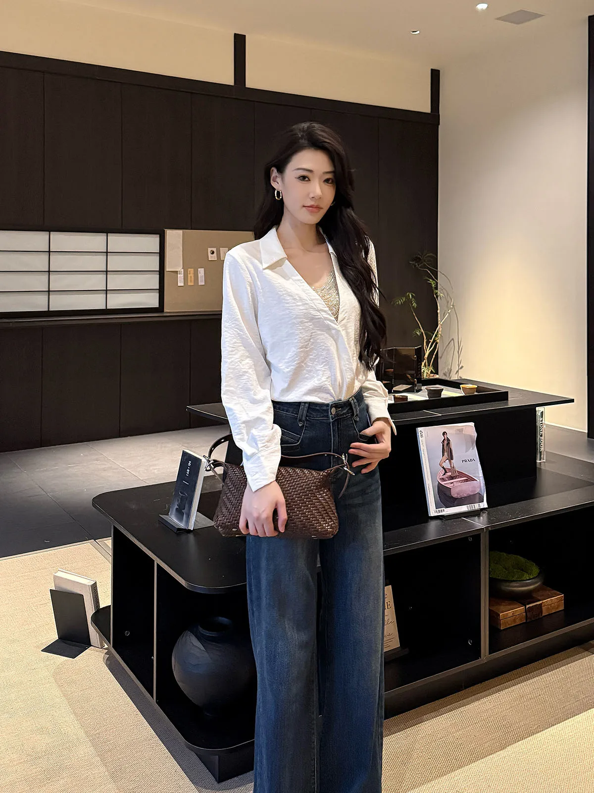 

Женское повседневное платье Ele Simple Long Sve для деловых встреч, элегантное, повседневное, из полиэфирного волокна, с эффектом стройности