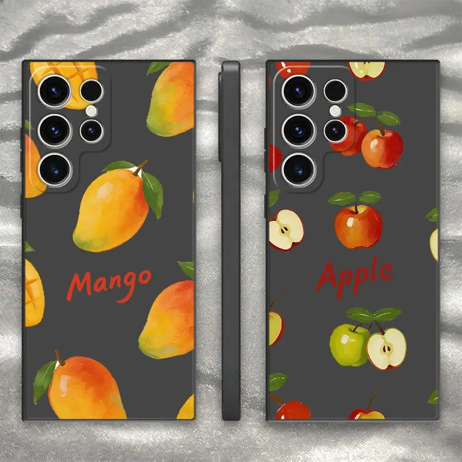 Phone Cover Case for Samsung Galaxy S26 Ultra S25 Plus S22 S23 S20 FE S24 Note 20 10 S21 Fruit Mango