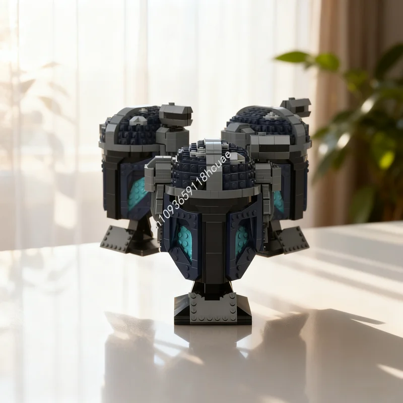 

751pcs MOC Helmet Paz Vizsla Star Battle Model Building Blocks Construction Assemble Christmas Gifts Creative Toys Idea Brick