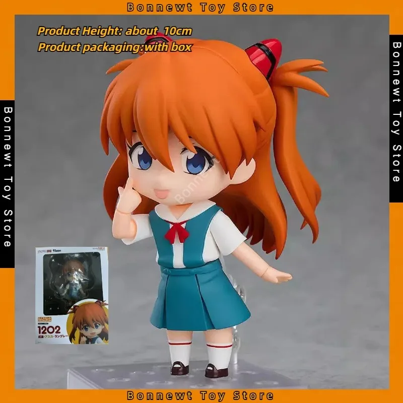 

10CM Neon Genesis Evangelion Q version face-changing Nendoroid EVA Asuka movable joints 1202# model figure