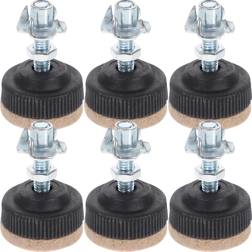 6 Pcs Furniture Leveling Feet Adjustable Heavy Duty Screw Leg Levelers for Chairs Tables and More image 6