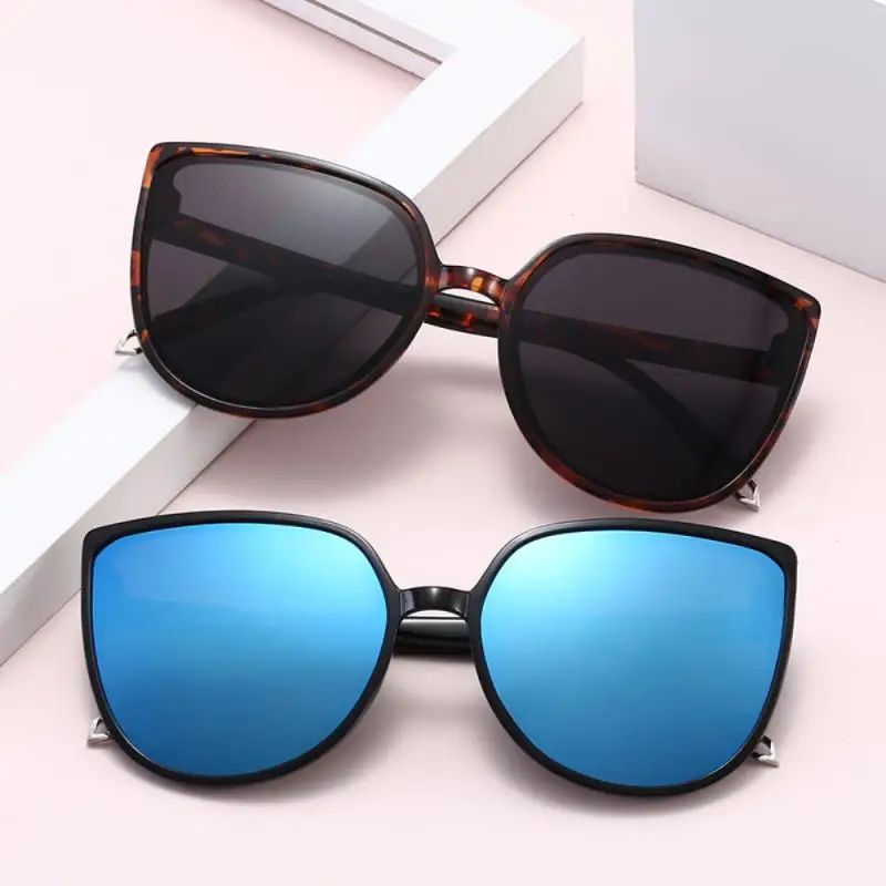 1/3/5PCS High Quality Womens Sun Protection Polarized Sunglasses Uv Protection Coating Glasses Cat Eye Large Frame Sunglasses