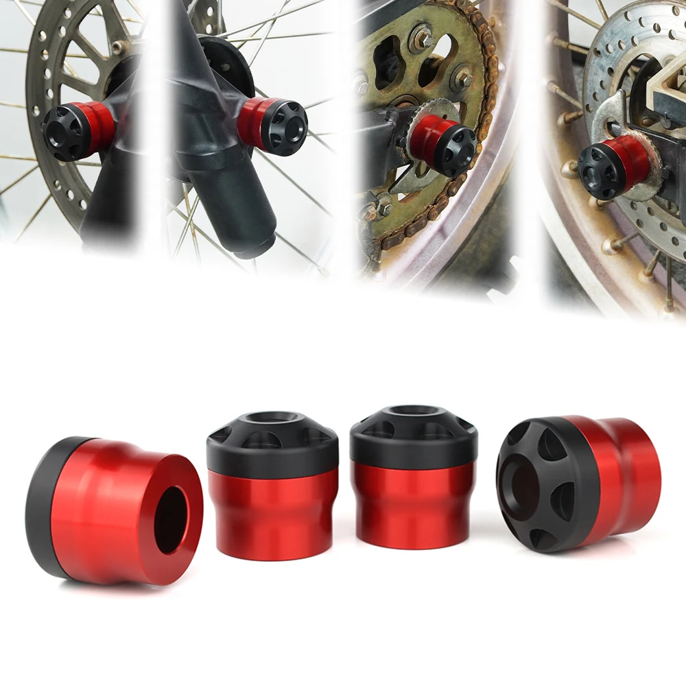 

Front Rear Axle Fork Crash Slider Motorcycle For KAWASAKI NINJA 125R BX125 250R EX250 Z-E1 KMX 125/200 KX80 KLR250 KLE500 KLR650