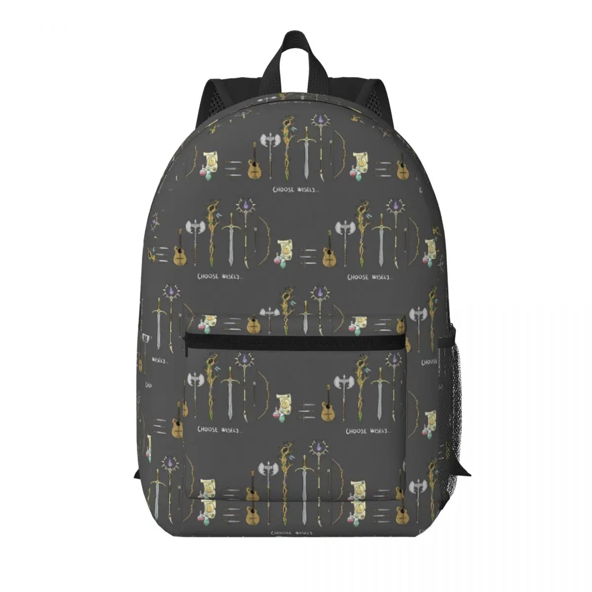 Chose Wisely, DnD Classes Option Student Backpack School Bag Hiking Travel Daypack for Men Women Bookbag Shoulder Bags