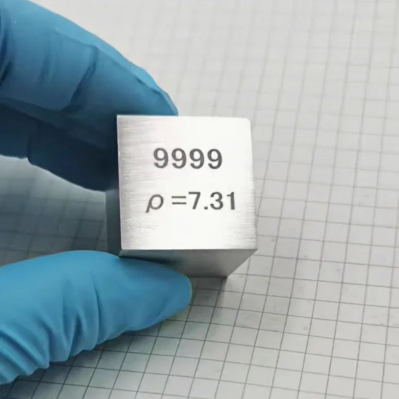 High-Purity Sn99.99% Metallic Tin Cube Periodic Phenotype One-Inch Customizable Size for Educational And Scientific Use