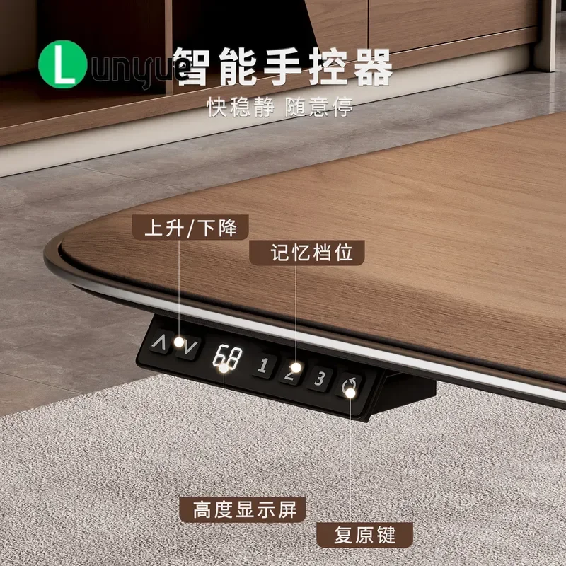 Intelligent Electric Lifting Desk Modern Simple Large Executive Office Table for Manager Boss with Chair Ergonomic Height