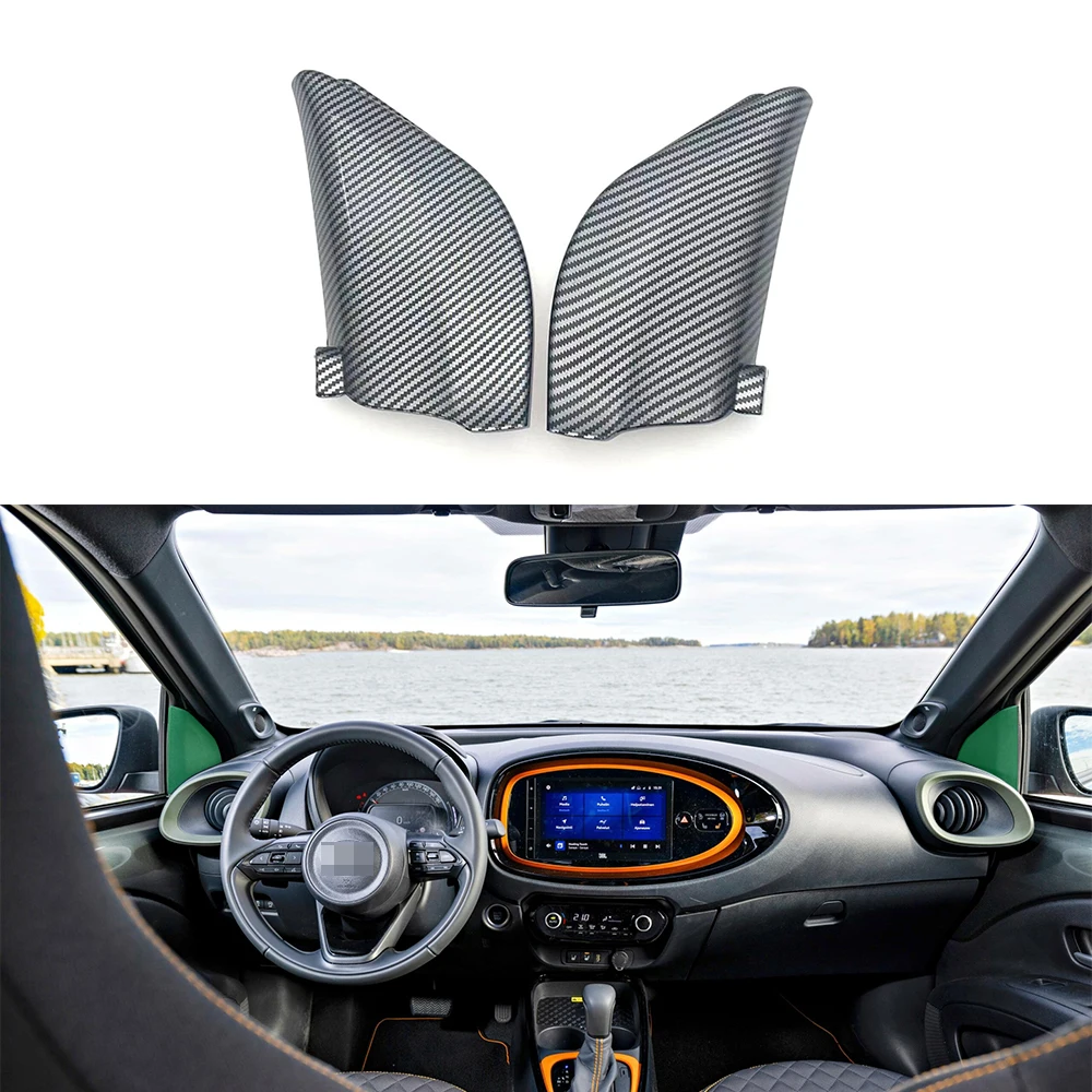 Suitable for Toyota Aygo X front inner triangle decoration.