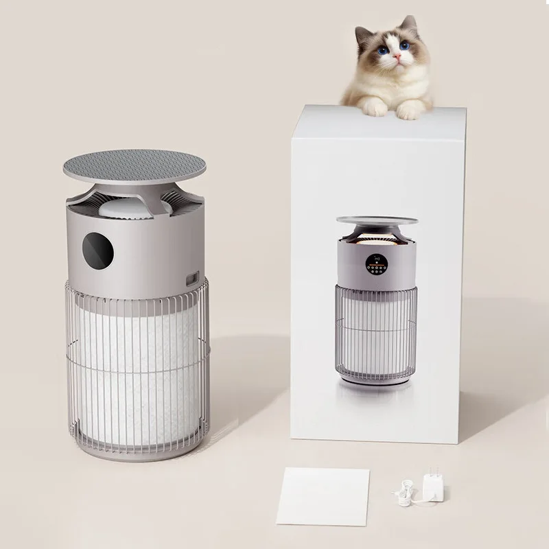 Strong adsorption household pet air purifier sucks cat hair to remove allergens Cat cat partner to remove and second-hand smoke