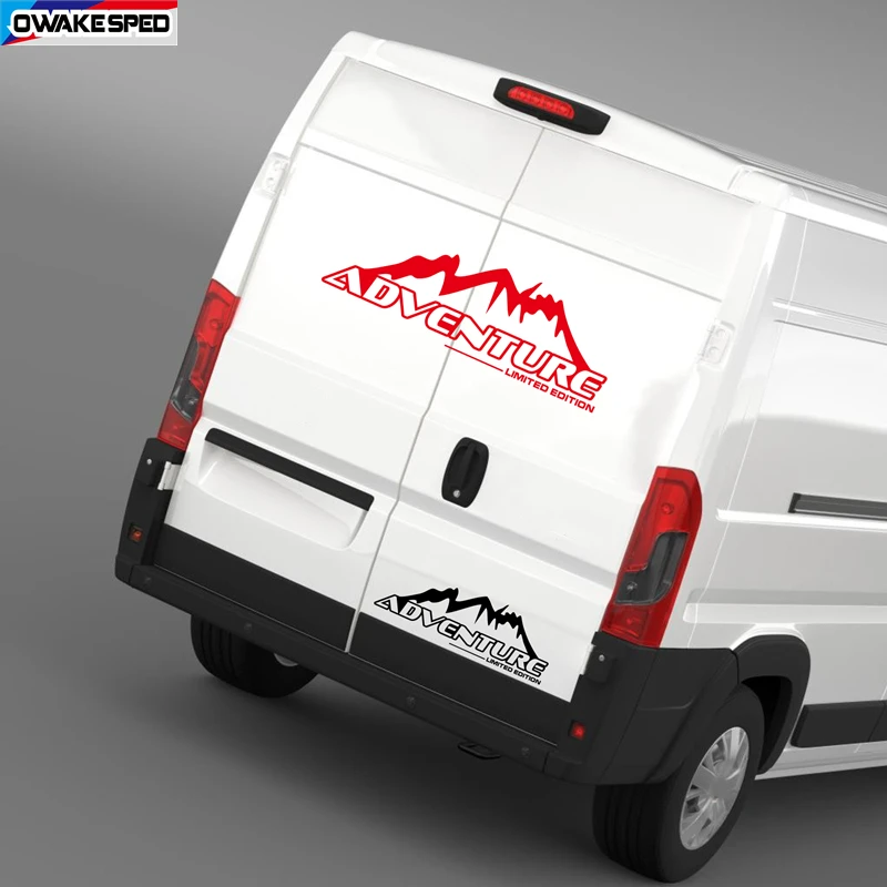 For Fiat Ducato Peugeot Boxer Citroen Jumper Camper Van Mountain Motorhome Graphics Vinyl Decals Car Stickers Tuning Accessories view 5