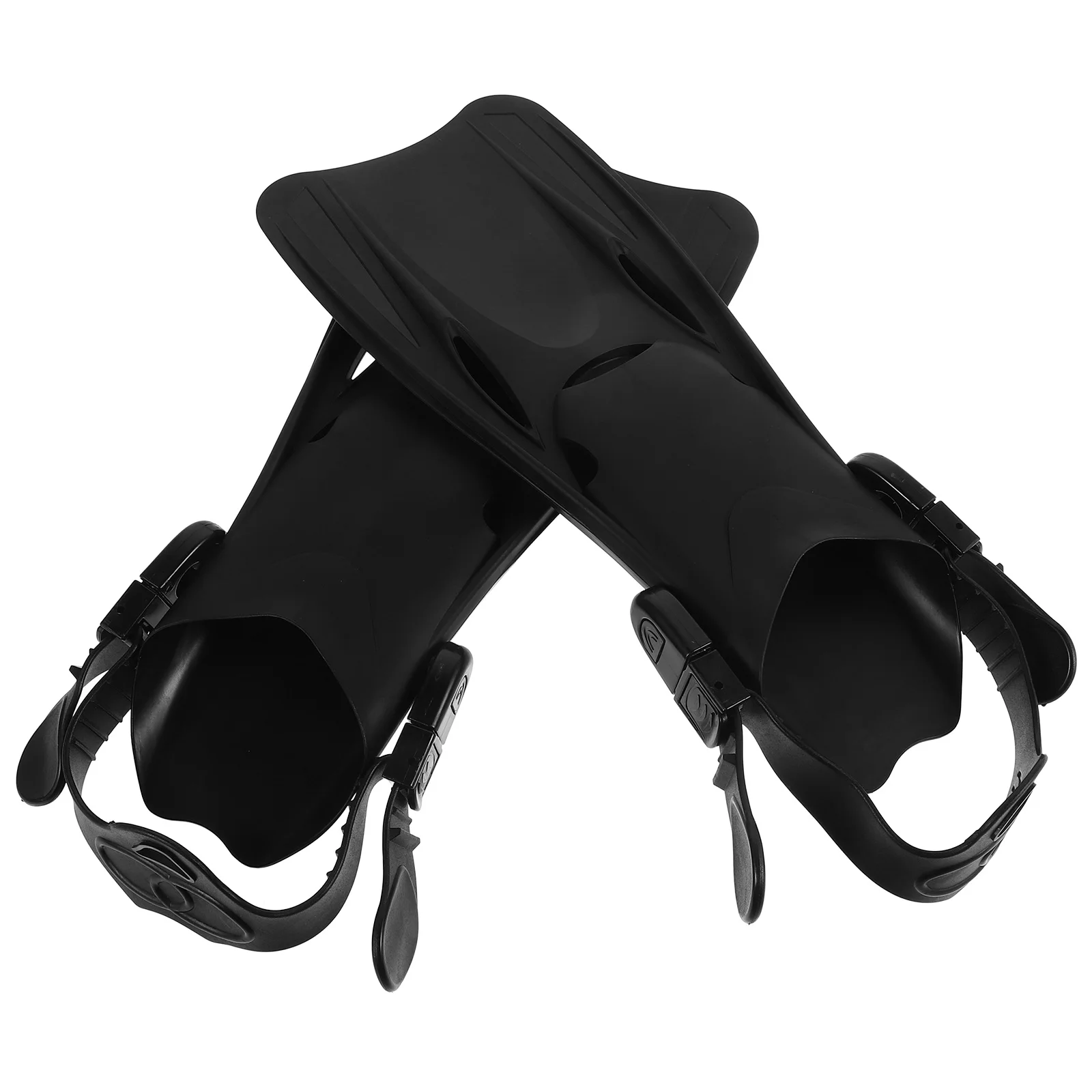 

Adjustable Diving Fins Flippers for Adult Women Black Snorkeling Swimming Lap Kids Webbed Gloves Mermaid Mens Underwater