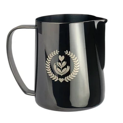 Espresso Steaming Pitcher 350/600ml, Espresso Milk Frothing Pitcher,Coffee Milk Frothing Cup, Coffee Steaming Pitcher