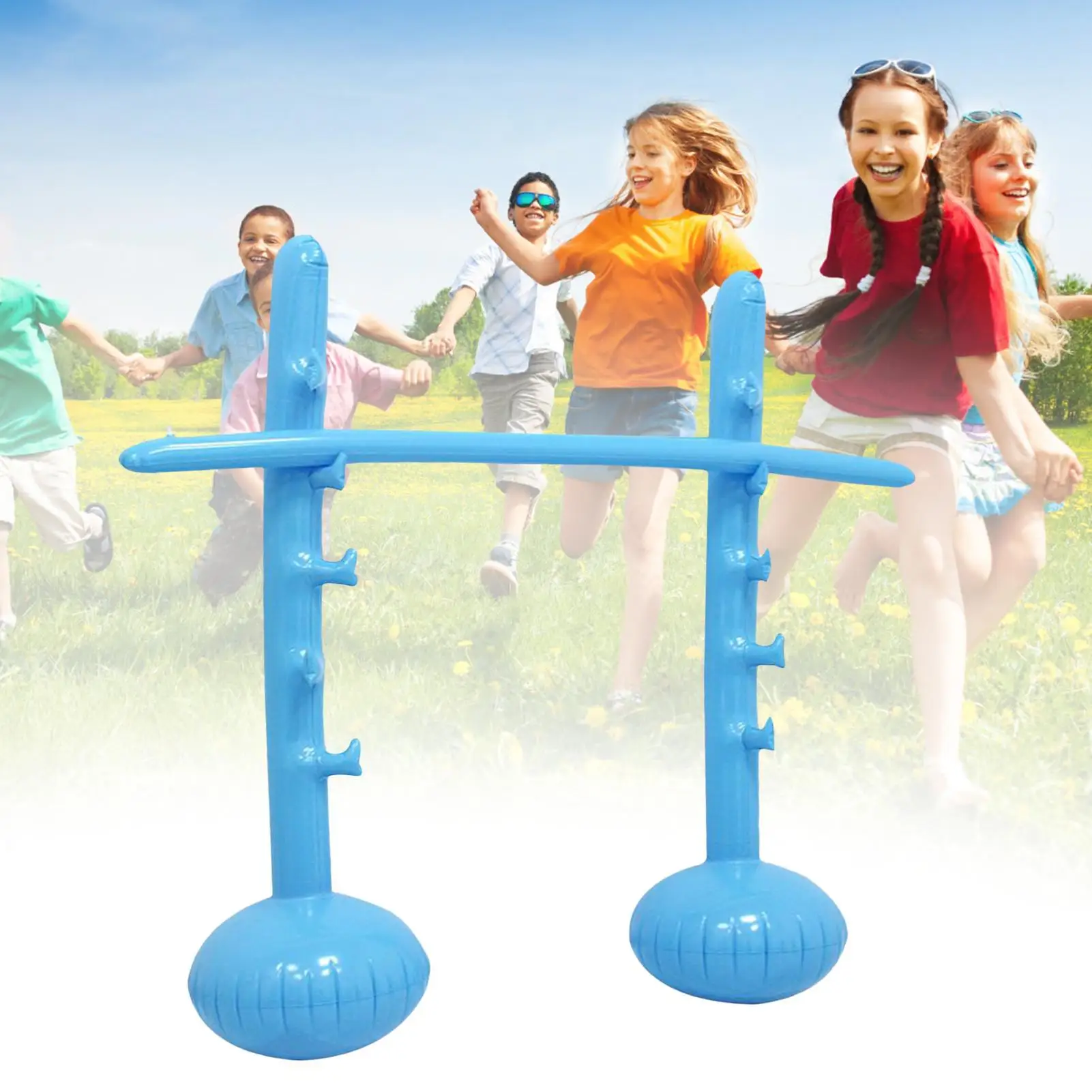 Inflatable PVC Limbo Stick Game Kids Adults High Jump Pole Toys Birthday Party Wedding Graduation Celebration Party Supplies