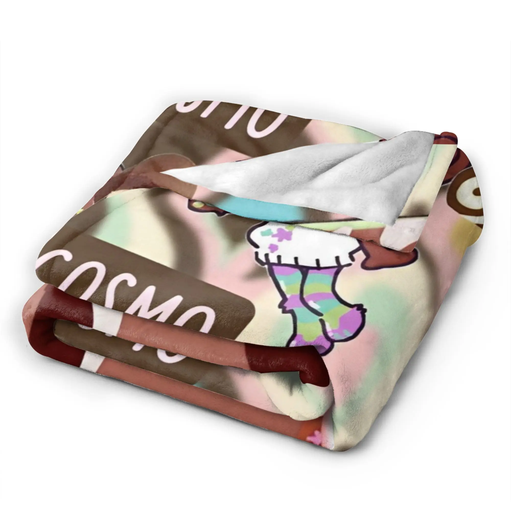 سوبر لينة كوزمو كولاج رمي بطانية الصوف الفانيلا خفيفة الوزن Dandys العالم لعبة بطانية سرير مريحة بطانيات قطيفة طوال الموسم