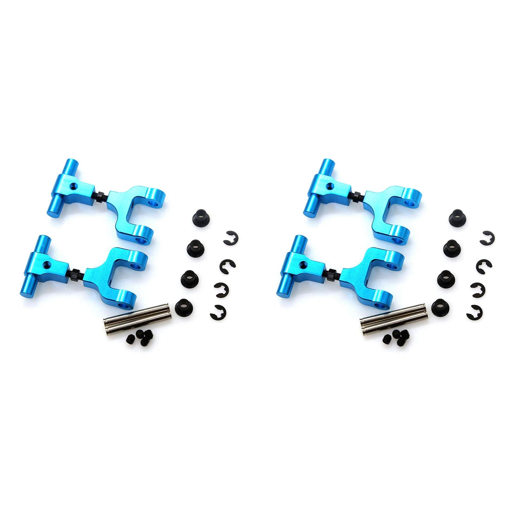 AS96-4Pcs المعادن الخلفية العلوي أذرع تعليق سوينغ الذراع ل Tamiya TT-02 TT02 TT02T 1/10 RC ترقية أجزاء السيارة ، 2