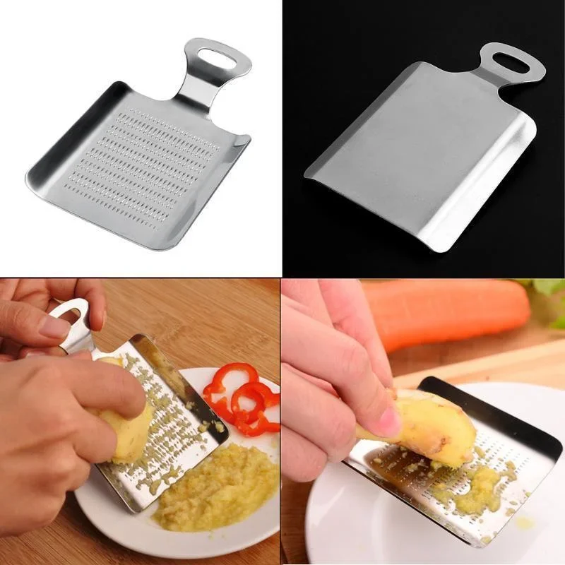 Garlic Press Ginger Wasabi Grater Multifunctional Crusher Household Kitchen Cooking Tool Vegetable Mashing Accessories Supplies