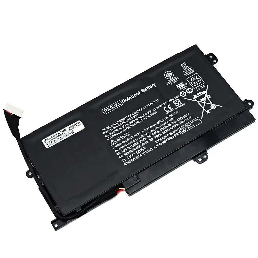 

Аккумулятор PX03XL для HP ENVY 14 Sleekbook HSTNN-LB4P TPN-C110 7150-001