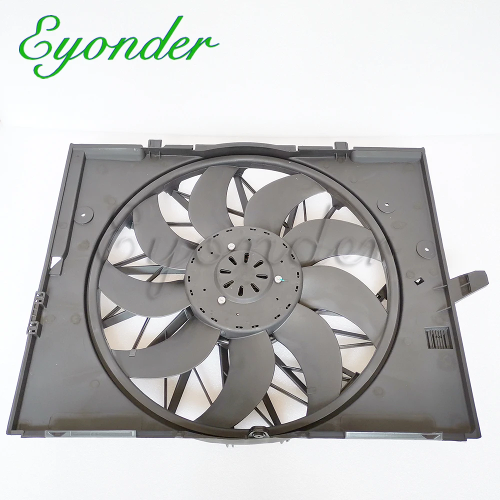 Cooling Radiator Electric Fan for BMW E63 E64 630 645 6-Series 17427543282 17427514181 7543282 7514181