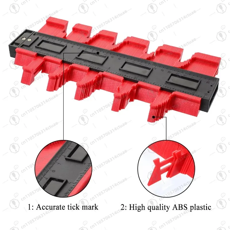 

1PC Contour Gauge Duplicator 5"& 10" Contour Mimicking Irregular Shape Tracing Template Measuring Tool for Shape Measurement