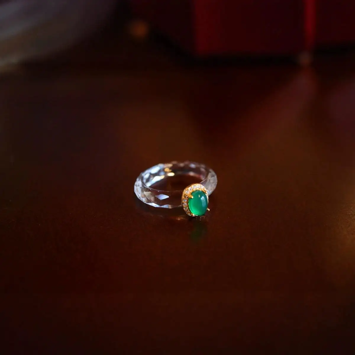 anillo-de-Agata-verde-con-cristal-blanco-natural-plata-de-ley-s925-chapada-en-oro-anillo-ligero-de-lujo-con-incrustaciones