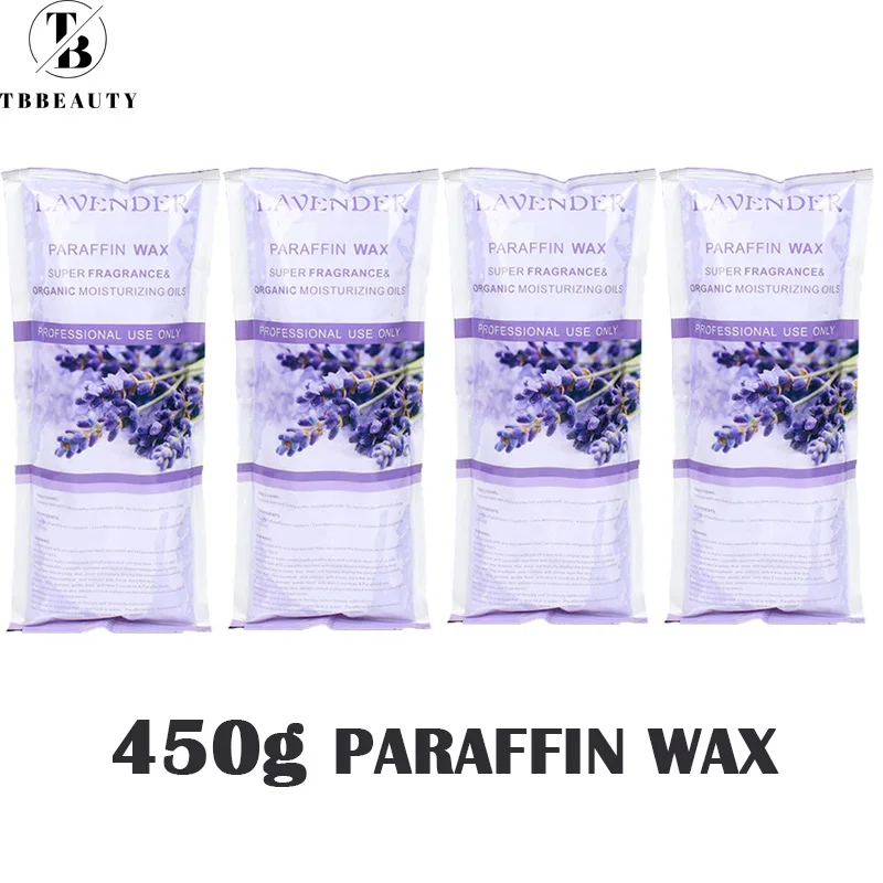 450g Paraffin Wax Refill 4 packs Paraffin Wax Blocks for Paraffin Bath Wax Machine Hand Feet Moisturizing Dry Feet Treatment